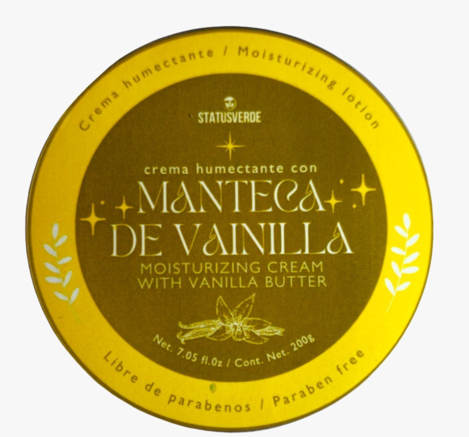 Crema de Vainilla 200 g - STATUS VERDE